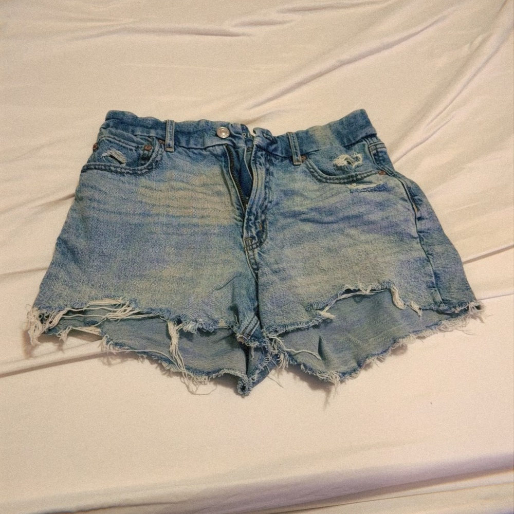 American Eagle Outfitters Light Blue Jean Shorts